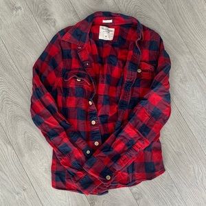 A&F Mens Flannel size M